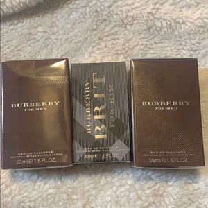 3 Burberry colognes